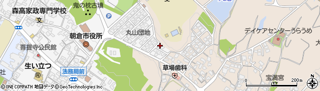 福岡県朝倉市菩提寺1437周辺の地図