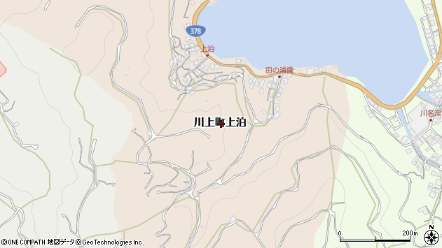 〒796-8051 愛媛県八幡浜市川上町上泊の地図