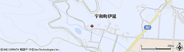 愛媛県西予市宇和町伊延96周辺の地図