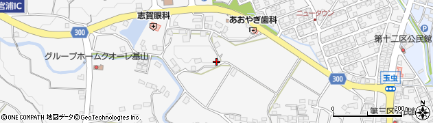 佐賀県三養基郡基山町宮浦444周辺の地図
