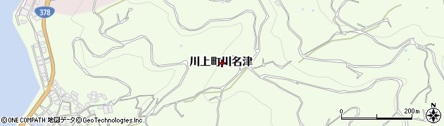 愛媛県八幡浜市川上町川名津周辺の地図