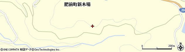佐賀県唐津市肥前町新木場周辺の地図