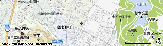 福岡県朝倉市持丸416周辺の地図