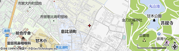 福岡県朝倉市持丸415周辺の地図