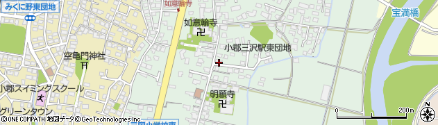 福岡県小郡市横隈1743周辺の地図