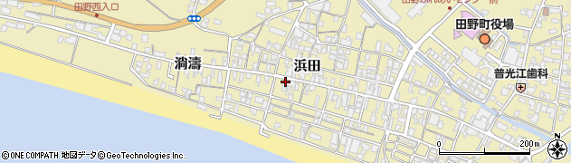 高知県安芸郡田野町2426周辺の地図
