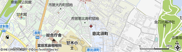 福岡県朝倉市恵比須町1926周辺の地図