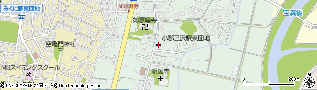 福岡県小郡市横隈1735周辺の地図