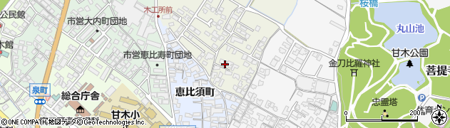 福岡県朝倉市持丸413周辺の地図
