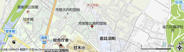 福岡県朝倉市大内町2147周辺の地図