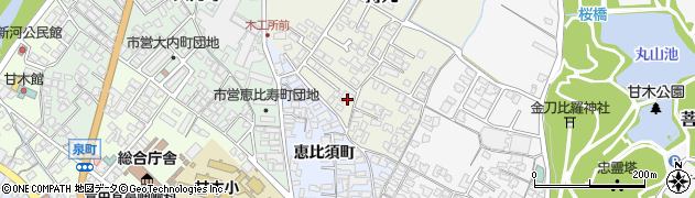 福岡県朝倉市持丸424周辺の地図