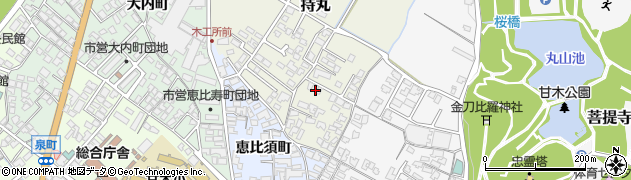 福岡県朝倉市持丸410周辺の地図