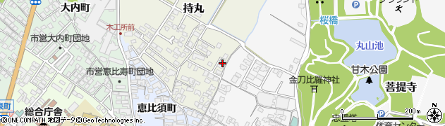 福岡県朝倉市持丸408周辺の地図
