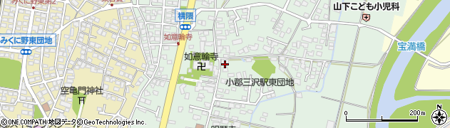福岡県小郡市横隈1714周辺の地図