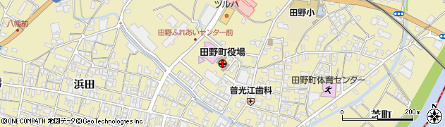 高知県田野町（安芸郡）周辺の地図