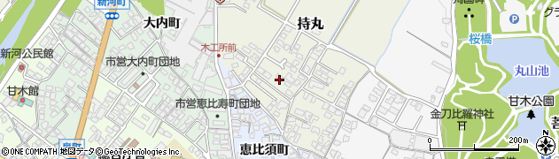 福岡県朝倉市持丸388周辺の地図