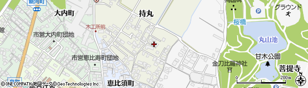 福岡県朝倉市持丸402周辺の地図