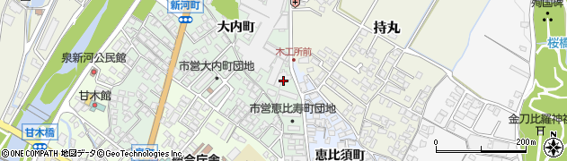 福岡県朝倉市大内町2151周辺の地図