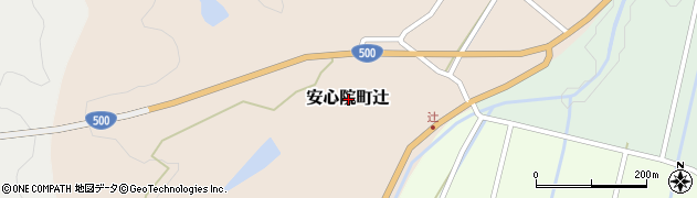 大分県宇佐市安心院町辻周辺の地図