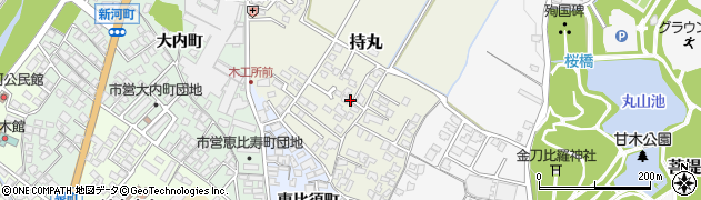 福岡県朝倉市持丸379周辺の地図