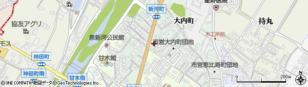 福岡県朝倉市大内町2126周辺の地図