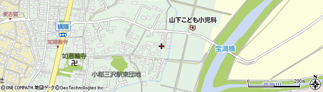 福岡県小郡市横隈841周辺の地図