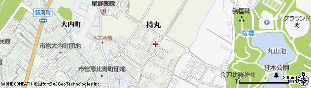 福岡県朝倉市持丸394周辺の地図