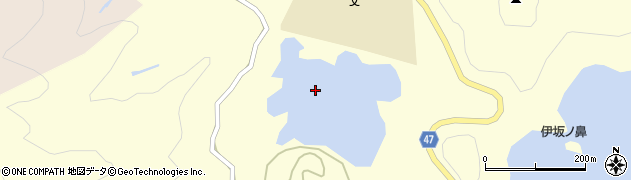 蟹ケ池周辺の地図