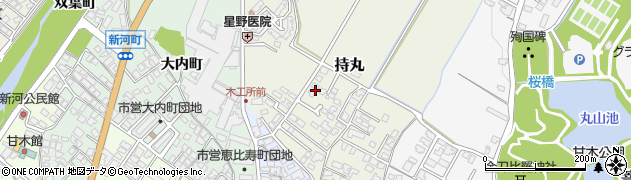 福岡県朝倉市持丸384周辺の地図