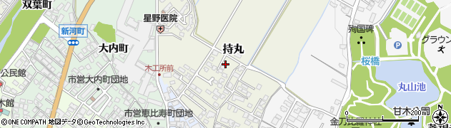 福岡県朝倉市持丸381周辺の地図