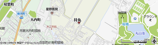 福岡県朝倉市持丸374周辺の地図
