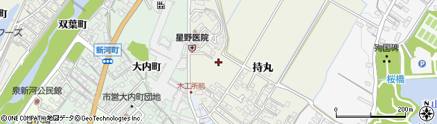 福岡県朝倉市持丸452周辺の地図