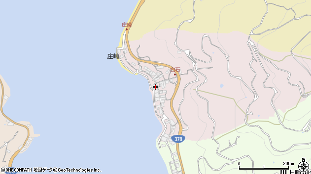 〒796-8052 愛媛県八幡浜市川上町白石の地図