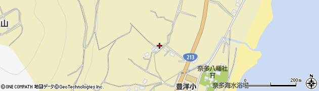 大分県杵築市奈多132周辺の地図