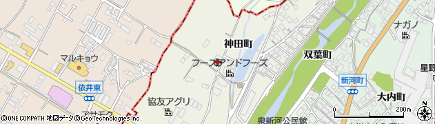 福岡県朝倉市甘木2275周辺の地図