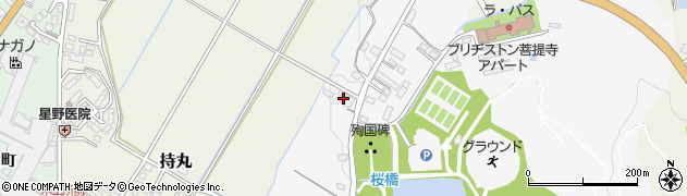 福岡県朝倉市菩提寺299周辺の地図