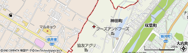 福岡県朝倉市甘木2296周辺の地図