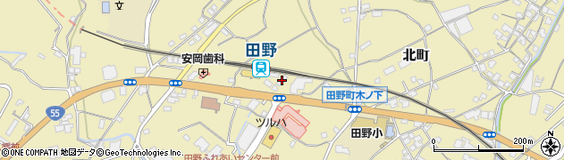 高知県安芸郡田野町1387周辺の地図