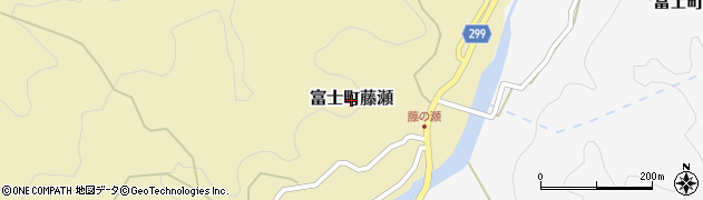 佐賀県佐賀市富士町大字藤瀬周辺の地図