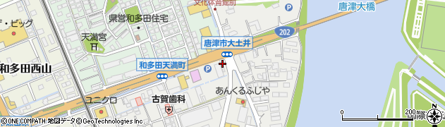 株式会社トーニン　唐津営業所周辺の地図