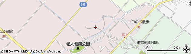 福岡県朝倉郡筑前町高上111周辺の地図
