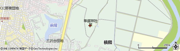 福岡県小郡市横隈164周辺の地図