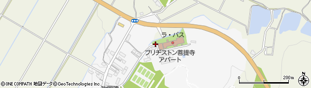 福岡県朝倉市菩提寺215周辺の地図
