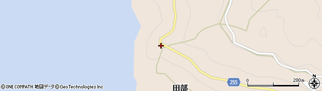 愛媛県西宇和郡伊方町田部2076周辺の地図