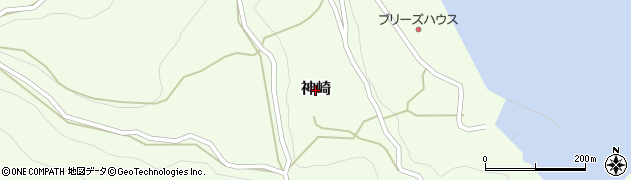 愛媛県伊方町（西宇和郡）神崎周辺の地図