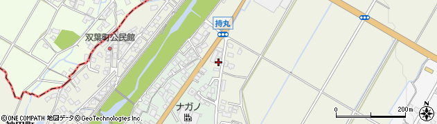 福岡県朝倉市持丸608周辺の地図