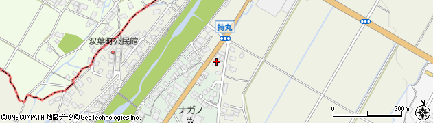 福岡県朝倉市持丸597周辺の地図