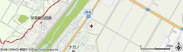 福岡県朝倉市持丸598周辺の地図
