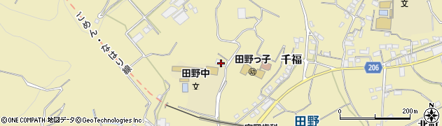 高知県安芸郡田野町1650周辺の地図