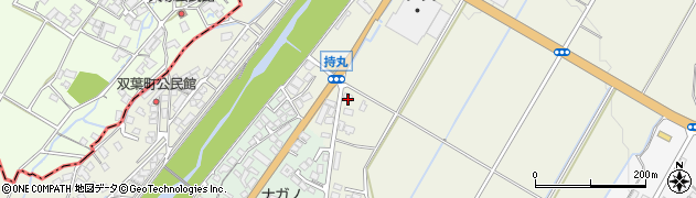 福岡県朝倉市持丸595周辺の地図